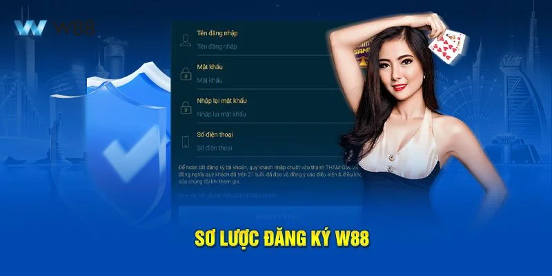 Hướng dẫn đăng ký chơi tại W88 được thực hiện rất nhanh gọn, dễ dàng.